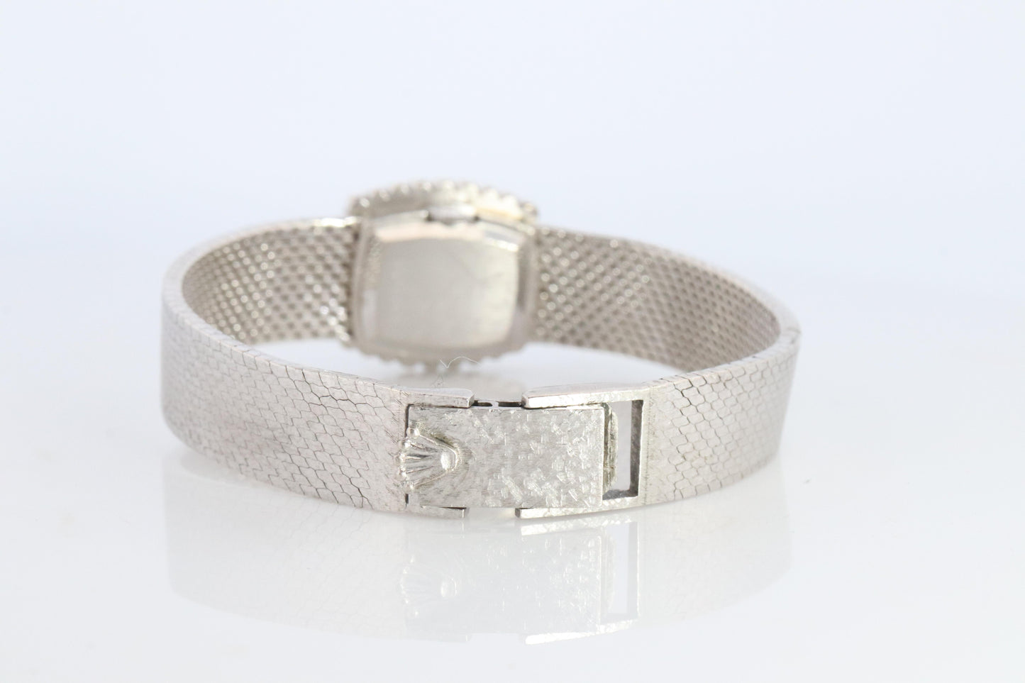 Genuine Diamond Rolex Watch. Ladies 18k Rolex 2195 Manual Watch.