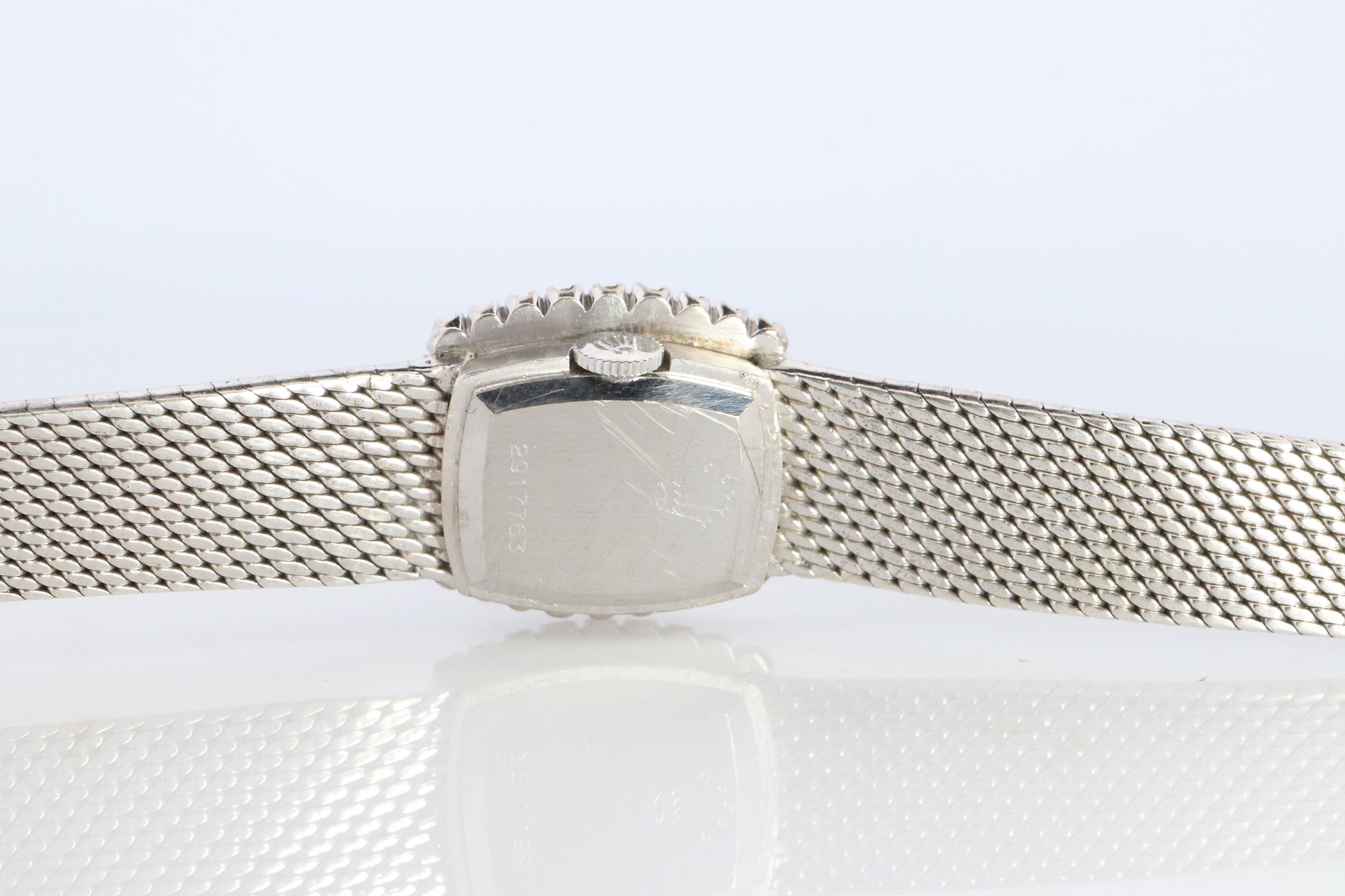 Genuine Diamond Rolex Watch. Ladies 18k Rolex 2195 Manual Watch.