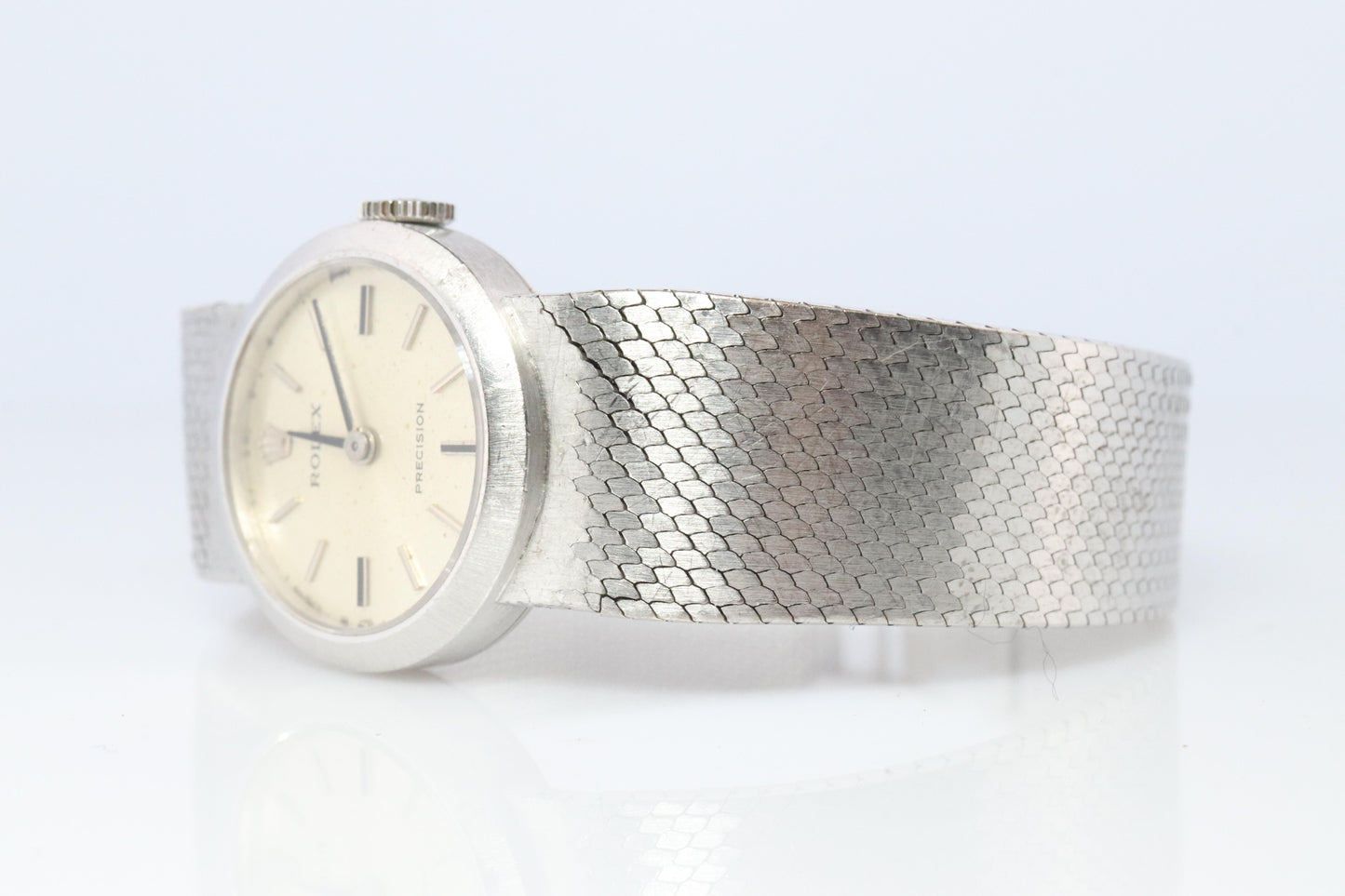 Genuine 18k Rolex Watch. ROLEX Precision 2642 Mechanical Windup. Ladies Rolex