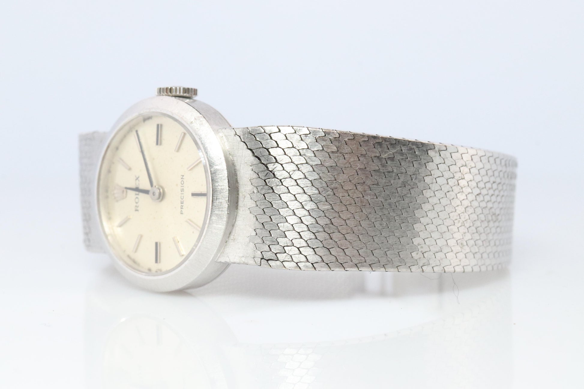 Genuine 18k Rolex Watch. ROLEX Precision 2642 Mechanical Windup. Ladies Rolex