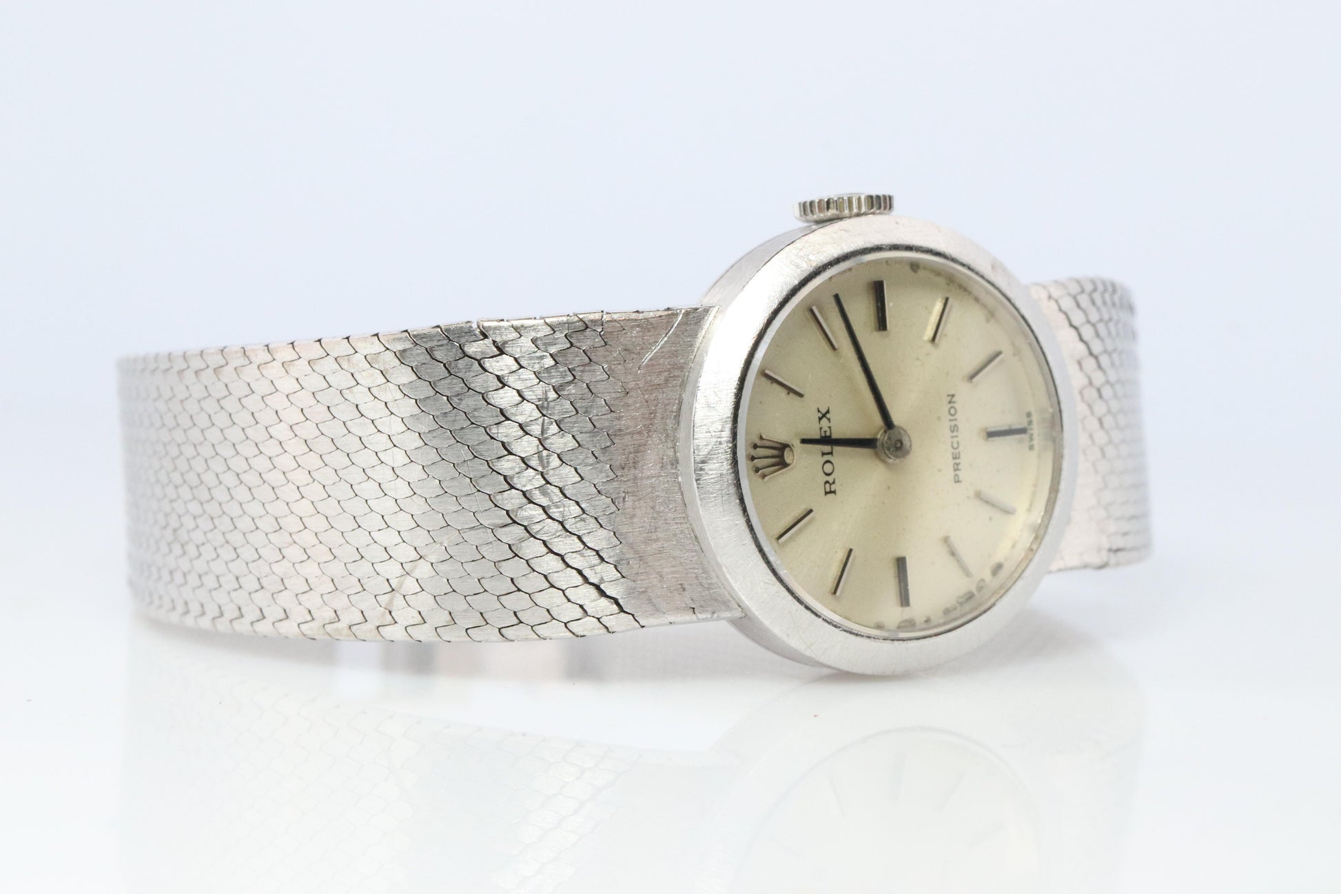 Genuine 18k Rolex Watch. ROLEX Precision 2642 Mechanical Windup. Ladies Rolex