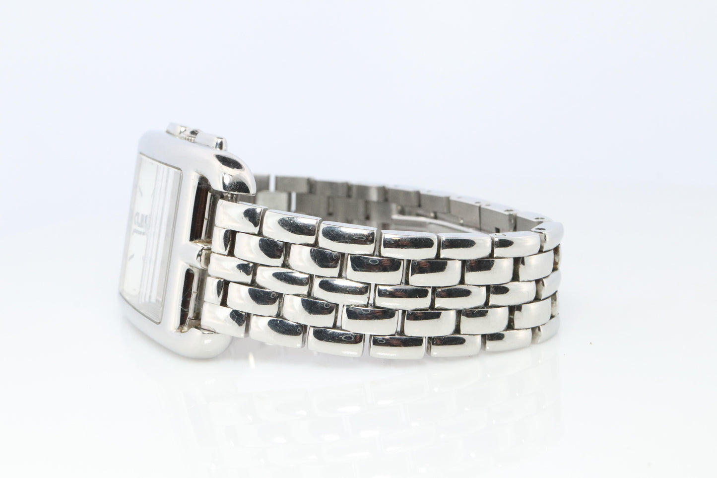 Genuine HERMES CC1.910. Hermes Cape Cod Chrono Stainless Steel Mens Watch.