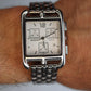 Genuine HERMES CC1.910. Hermes Cape Cod Chrono Stainless Steel Mens Watch.