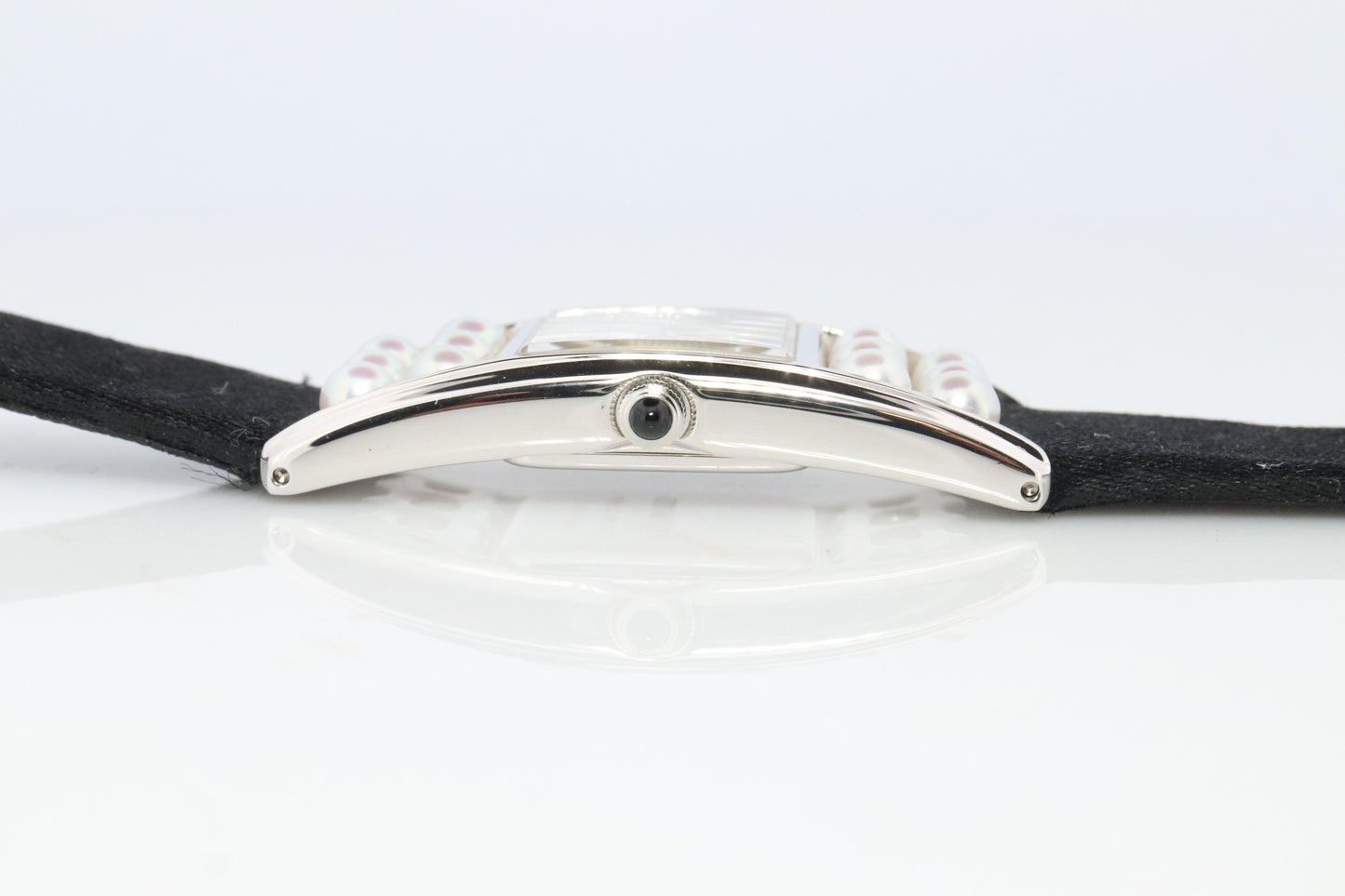 Mikimoto Sterling Silver Watch. Mikimoto Pearl and MOP Dial ladies watch