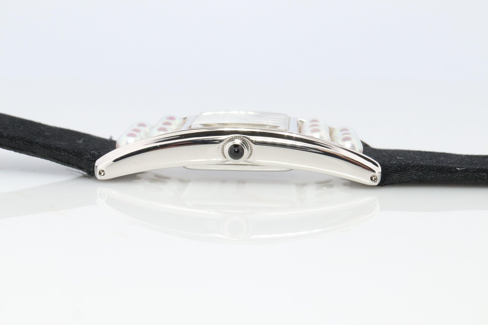Mikimoto Sterling Silver Watch. Mikimoto Pearl and MOP Dial ladies watch