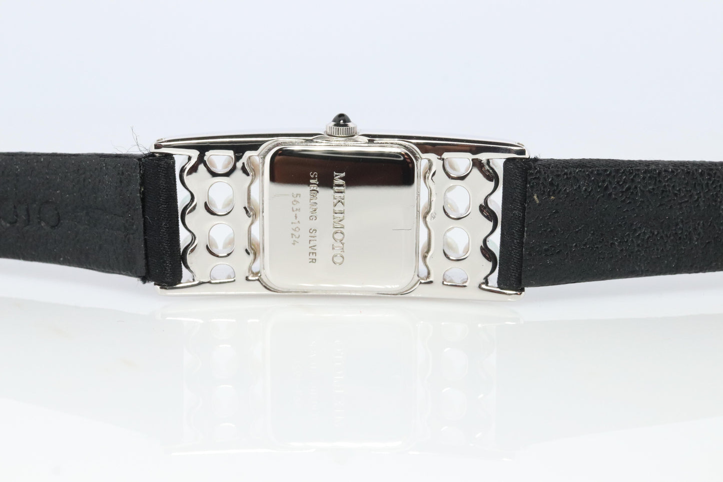Mikimoto Sterling Silver Watch. Mikimoto Pearl and MOP Dial ladies watch