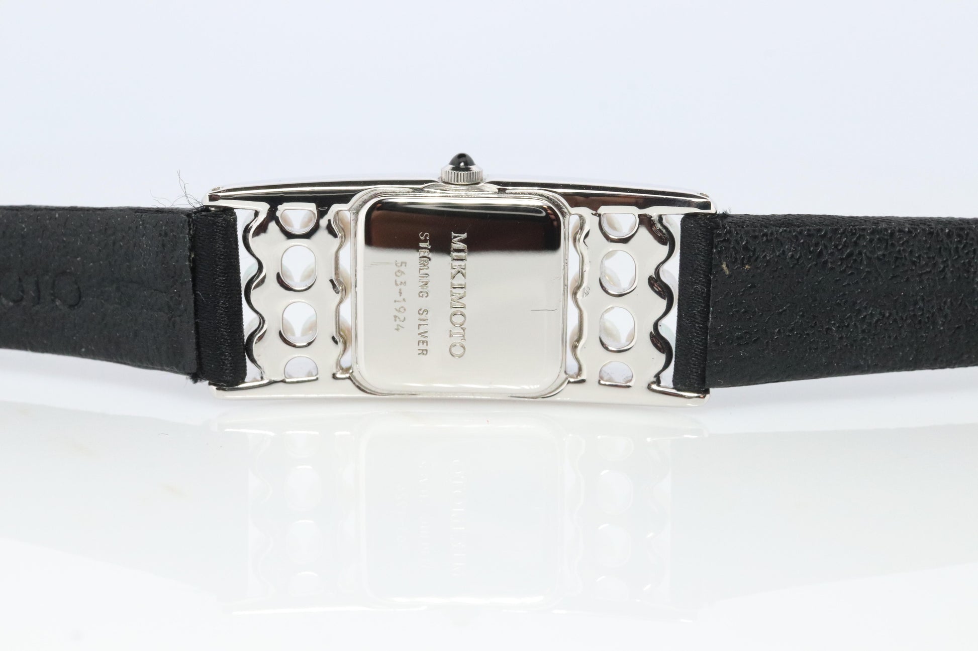 Mikimoto Sterling Silver Watch. Mikimoto Pearl and MOP Dial ladies watch