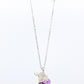 Mikimoto Necklace. Vintage 18k Gold Mikimoto Pearl Amethyst Grape Vine pendant.