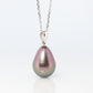 Mikimoto Pendant. Genuine 18k Gold Mikimoto Tahitian Pearl Necklace