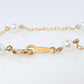 Mikimoto Bracelet. Vintage 18k Gold Mikimoto Pearl Station Bracelet Dainty.