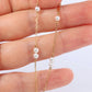 Mikimoto Bracelet. Vintage 18k Gold Mikimoto Pearl Station Bracelet Dainty.