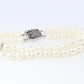 Mikimoto Bracelet. Vintage 18k Gold Mikimoto Pearl Double Strand Bracelet.