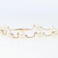 Mikimoto Bracelet. Vintage 18k Gold Mikimoto Pearl Station Bracelet Dainty.