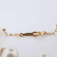 Mikimoto Bracelet. Vintage 18k Gold Mikimoto Pearl Station Bracelet Dainty.