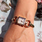 Vintage GUCCI Tornavoni 120 Quartz Wrist Watch. Gucci YA120520 Gold tone Bangle