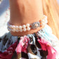 Mikimoto Bracelet. Vintage 18k Gold Mikimoto Pearl Double Strand Bracelet.