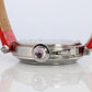 Vintage Cartier PASHA C Automatic 2324. Rare RED Cherry Bordeaux Dial.