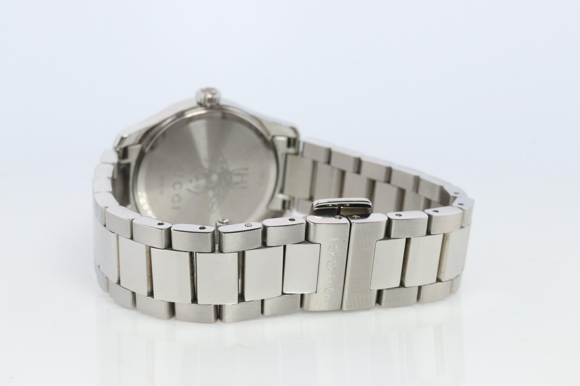 GUCCI Quartz 126.5 Watch. Gucci G Timeless Round Cat Face Ladies.