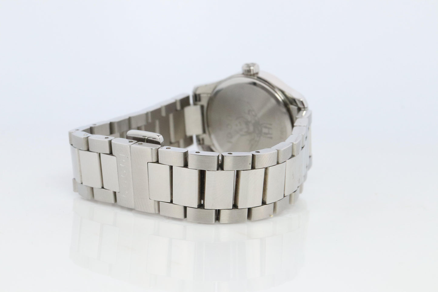 GUCCI Quartz 126.5 Watch. Gucci G Timeless Round Cat Face Ladies.