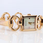 Vintage GUCCI Tornavoni 120 Quartz Wrist Watch. Gucci YA120520 Gold tone Bangle