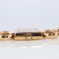 Vintage GUCCI Tornavoni 120 Quartz Wrist Watch. Gucci YA120520 Gold tone Bangle