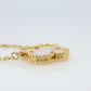 Van Cleef Arpels Alhambra Necklace . Genuine VCA 18k YG Vintage Shell Pendant