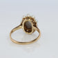 Mikimoto Star Sapphire Pearl Ring. 14k Mikimoto Sapphire Pearl Halo.