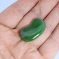 Tiffany & Co. Jade 18k Gold Chain and Bean Pendant Necklace. Nephrite Jade Bean