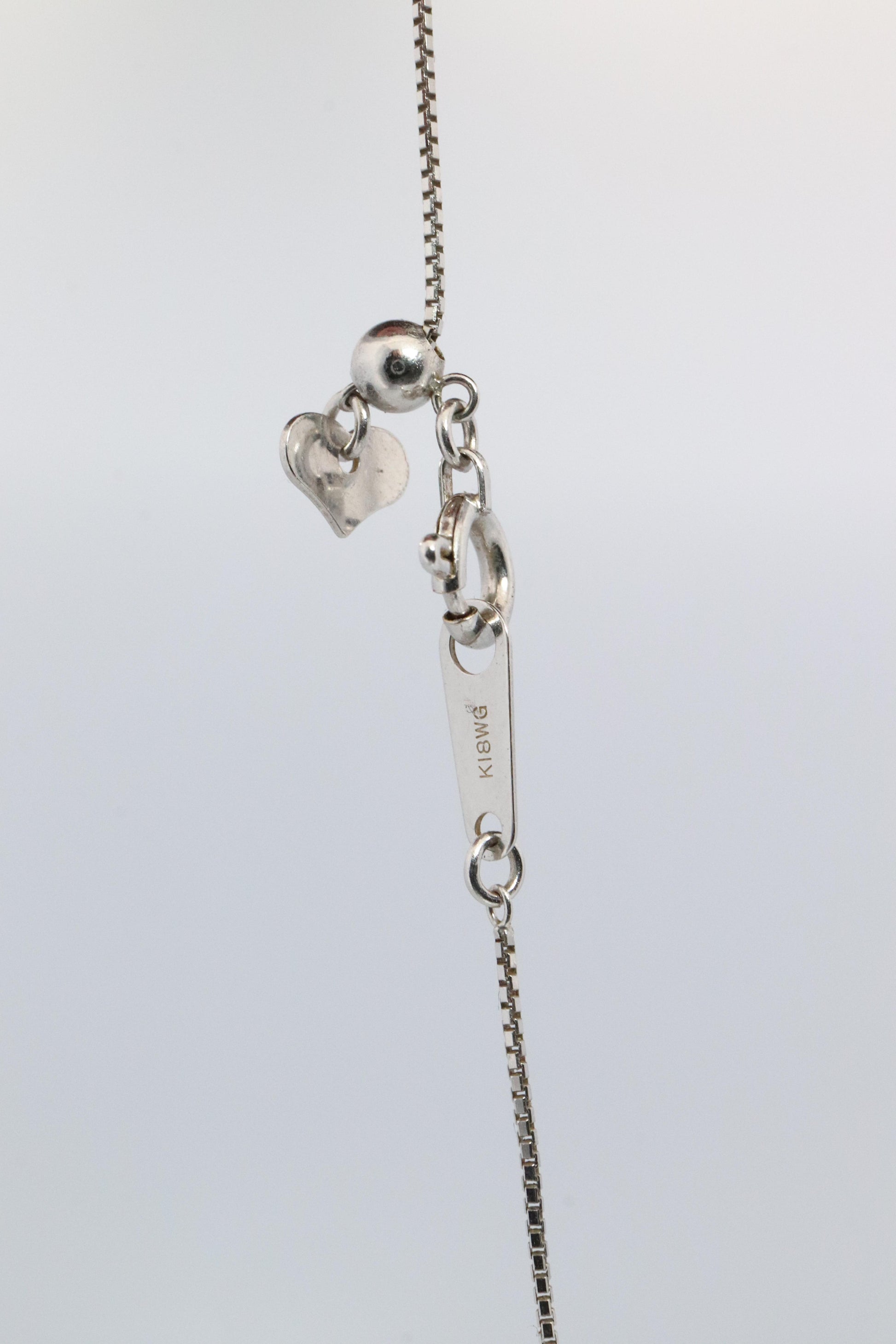 18k Panda Face Pendant. 18k WG Diamond 3D Diamond Head Necklace