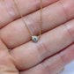 Vintage Tiffany Co Necklace Elsa Peretti Diamond by the Yard 0.25ct Solitaire 1P