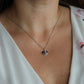 18k Panda Face Pendant. 18k WG Diamond 3D Diamond Head Necklace