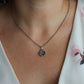 Vintage GUCCI Necklace. Double G Gucci Logo Sterling Silver Pendant