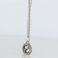 Vintage GUCCI Necklace. Double G Gucci Logo Sterling Silver Pendant