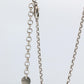 Vintage GUCCI Necklace. Double G Gucci Logo Sterling Silver Pendant