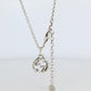 Vintage GUCCI Necklace. Double G Gucci Logo Sterling Silver Pendant