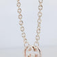 Vintage GUCCI Necklace. Double G Gucci Logo Sterling Silver Pendant