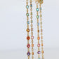 Genuine GUCCI Earrings. 18k Sapphire In and Out Dangle Multi-color earrings.