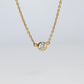 Vintage Tiffany Co Necklace Elsa Peretti Diamond by the Yard 0.12ct Solitaire 1P