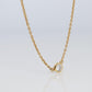 Vintage Tiffany Co Necklace Elsa Peretti Diamond by the Yard 0.12ct Solitaire 1P