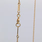 Vintage Tiffany Co Necklace Elsa Peretti Diamond by the Yard 0.12ct Solitaire 1P