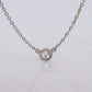Vintage Tiffany Co Platinum Necklace Elsa Peretti Diamond by the Yard 0.22ct 1P