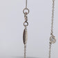 Vintage Tiffany Co Platinum Necklace Elsa Peretti Diamond by the Yard 0.22ct 1P