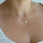 Van Cleef Arpels Sweet Heart Alhambra Necklace Genuine VCA 18k Shell Pendant