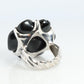 Chanel Camelia Ring. Genuine CHANEL 18k 750 Camelia Onyx Ring. Size 48.