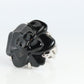 Chanel Camelia Ring. Genuine CHANEL 18k 750 Camelia Onyx Ring. Size 48.