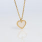 Van Cleef Arpels Sweet Heart Alhambra Necklace Genuine VCA 18k Shell Pendant