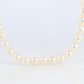 MIKIMOTO 14k White Gold Pearl Necklace. 6mm Pearls 22in Necklace.