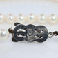 MIKIMOTO 14k White Gold Pearl Necklace. 6mm Pearls 22in Necklace.