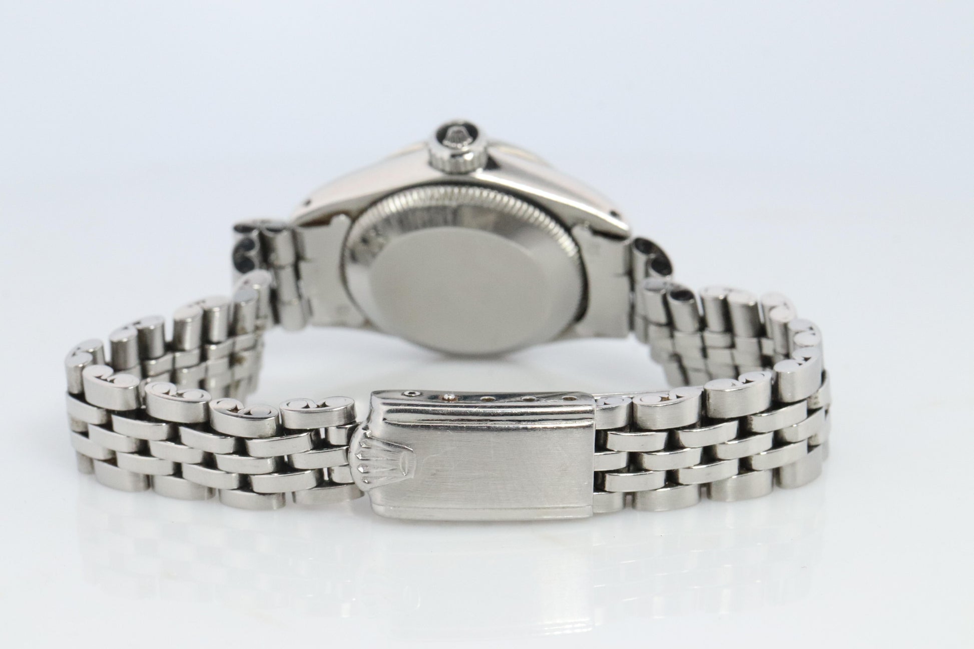 Genuine Rolex 6517 Oyster Perpetual Watch. Ladies ROLEX Automatic WG Bezel.