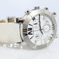 Tiffany and Co Watch. SS and Ceramic Tiffany Atlas Chrono Ladies Watch.